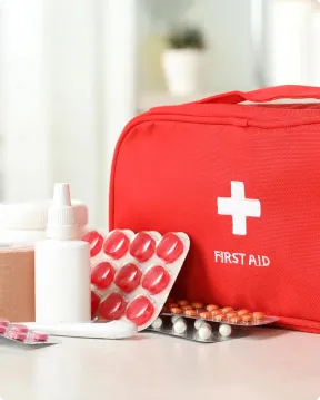 first aid kits